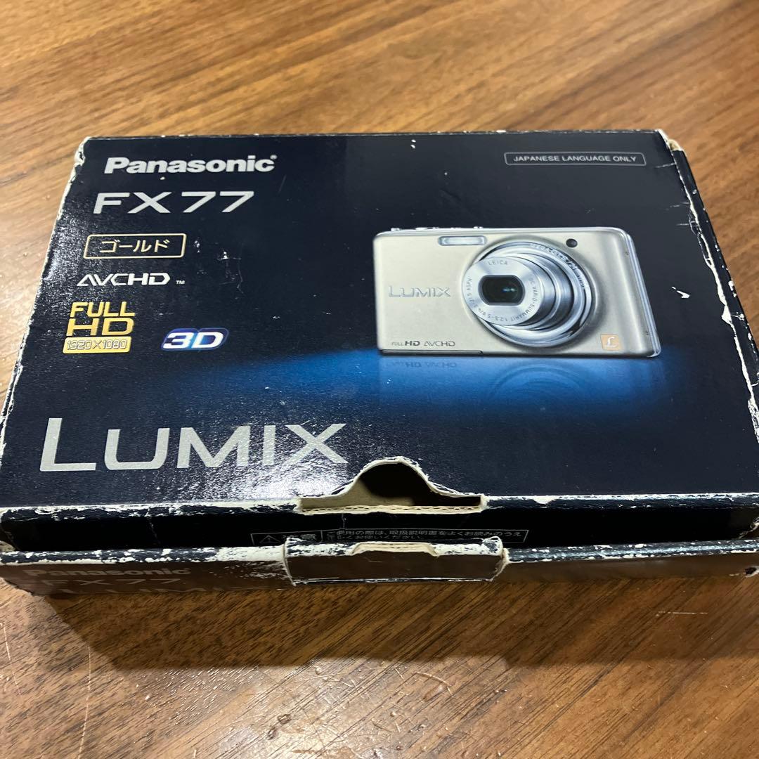 フ*ー様 Panasonic DMC-FX77 ゴールド　デジカメ　LUMIX