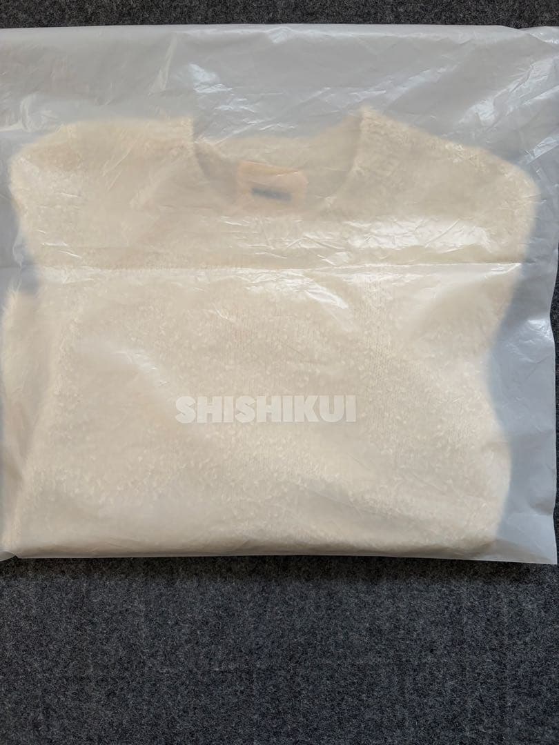 【美品】THE SHISHIKUI GOBU KNIT OFF WHITE