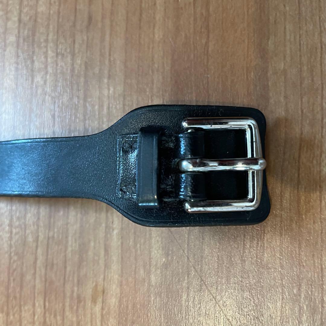 即買OK 激レア エルメス HERMES レザー ブレス ブラック