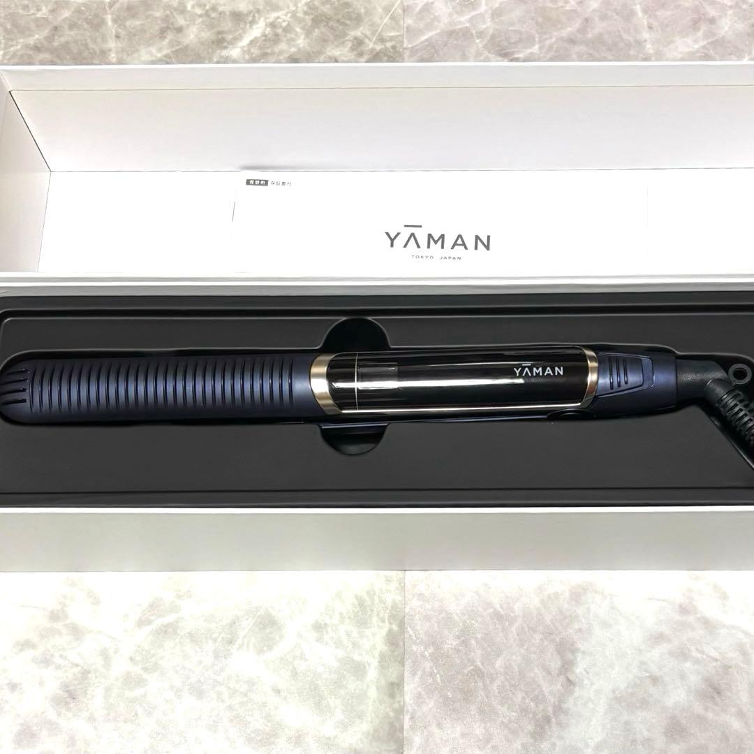 ヤーマン ヘアアイロン ネイビー スムースアイロンフォトイオン YJHB0L