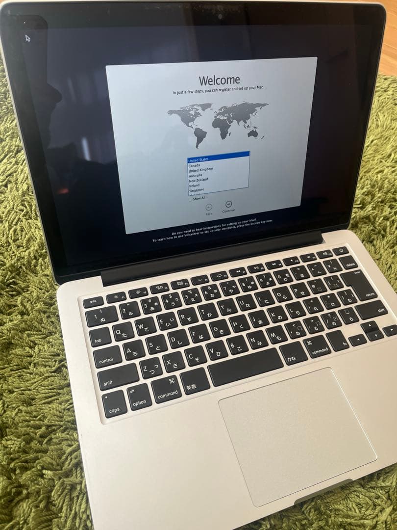 MacBook Pro 日本語配列13.3インチ