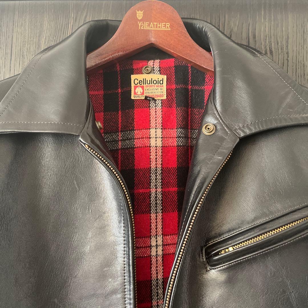 Y’2 LEATHER HVR-42 本革ライダース 40 Lサイズ