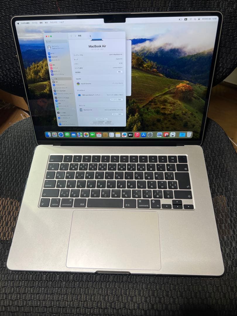 MacBook Air 15インチ M2 2023