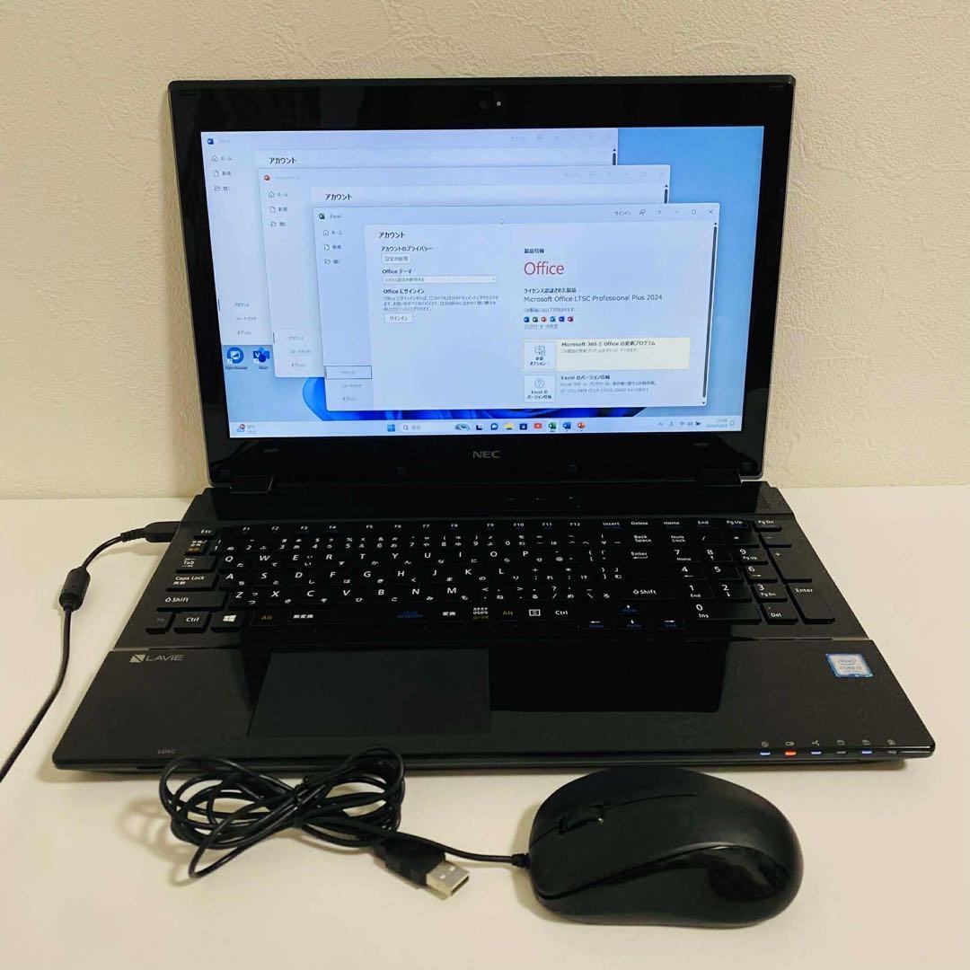 Y990 NECノートパソコンSSD高速 WEBカメラWindows11オフィス