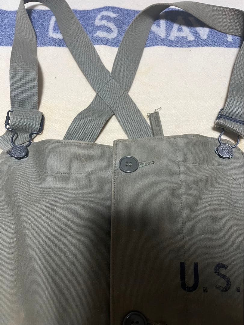 40s usnavy n-1デッキパンツ　usn vintage ヴィンテージ
