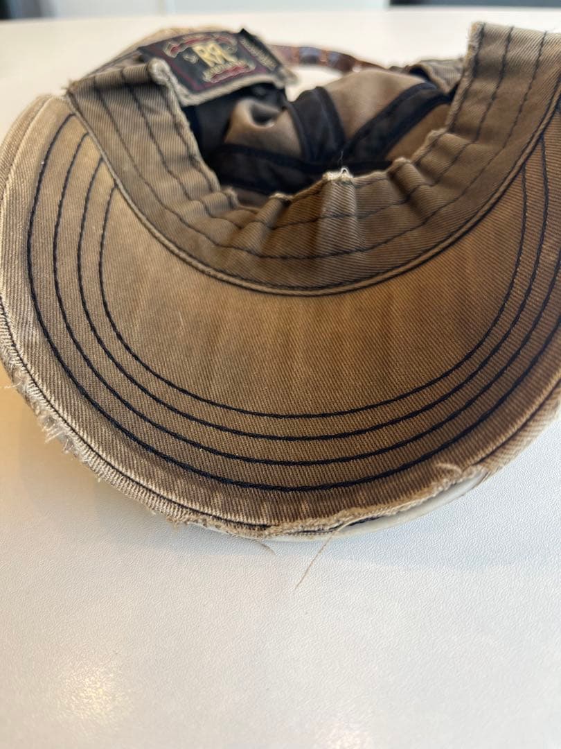 DOUBLE RL USA製　三つ星　初期デニムキャップ