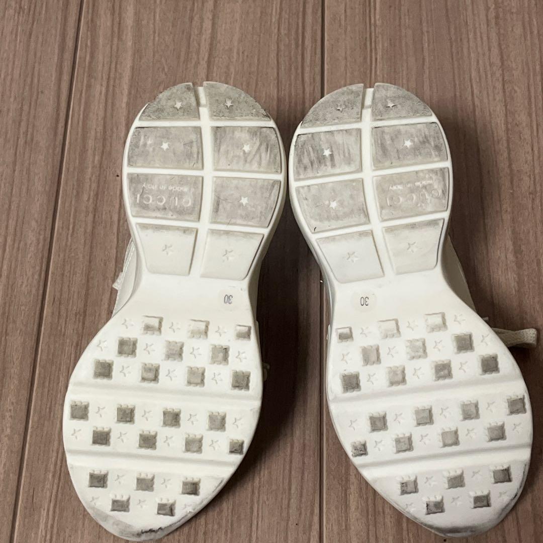 GUCCI ホワイトスニーカー サイズ30 19センチ