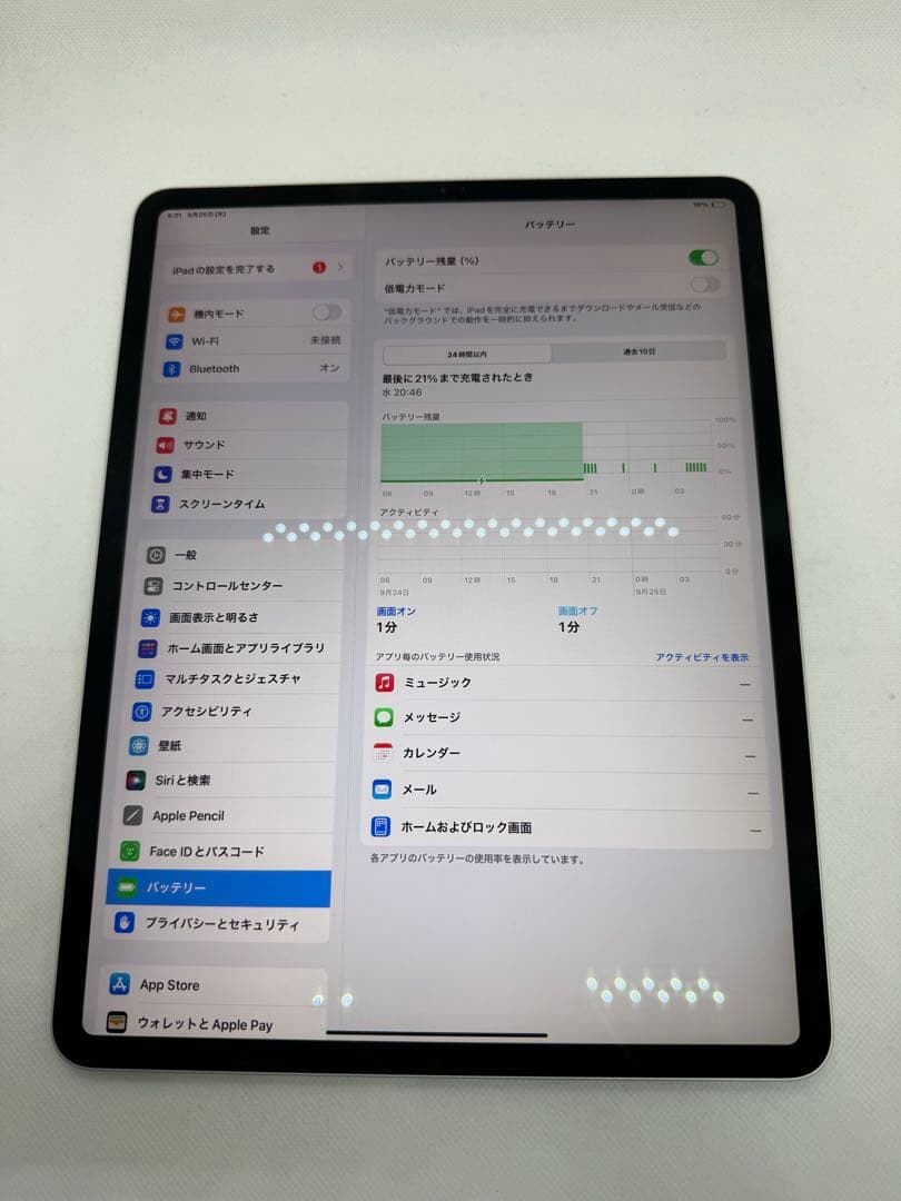 ジャンク品iPad Pro (12.9インチ)第4世代 256GB ENR72