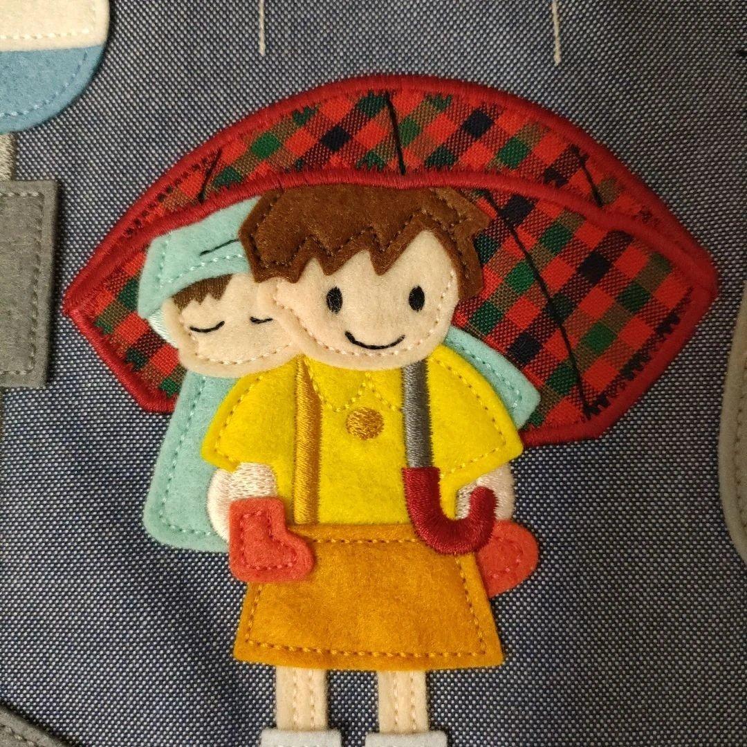 ファミリア トトロ マチ付きデニムバッグ ジブリ