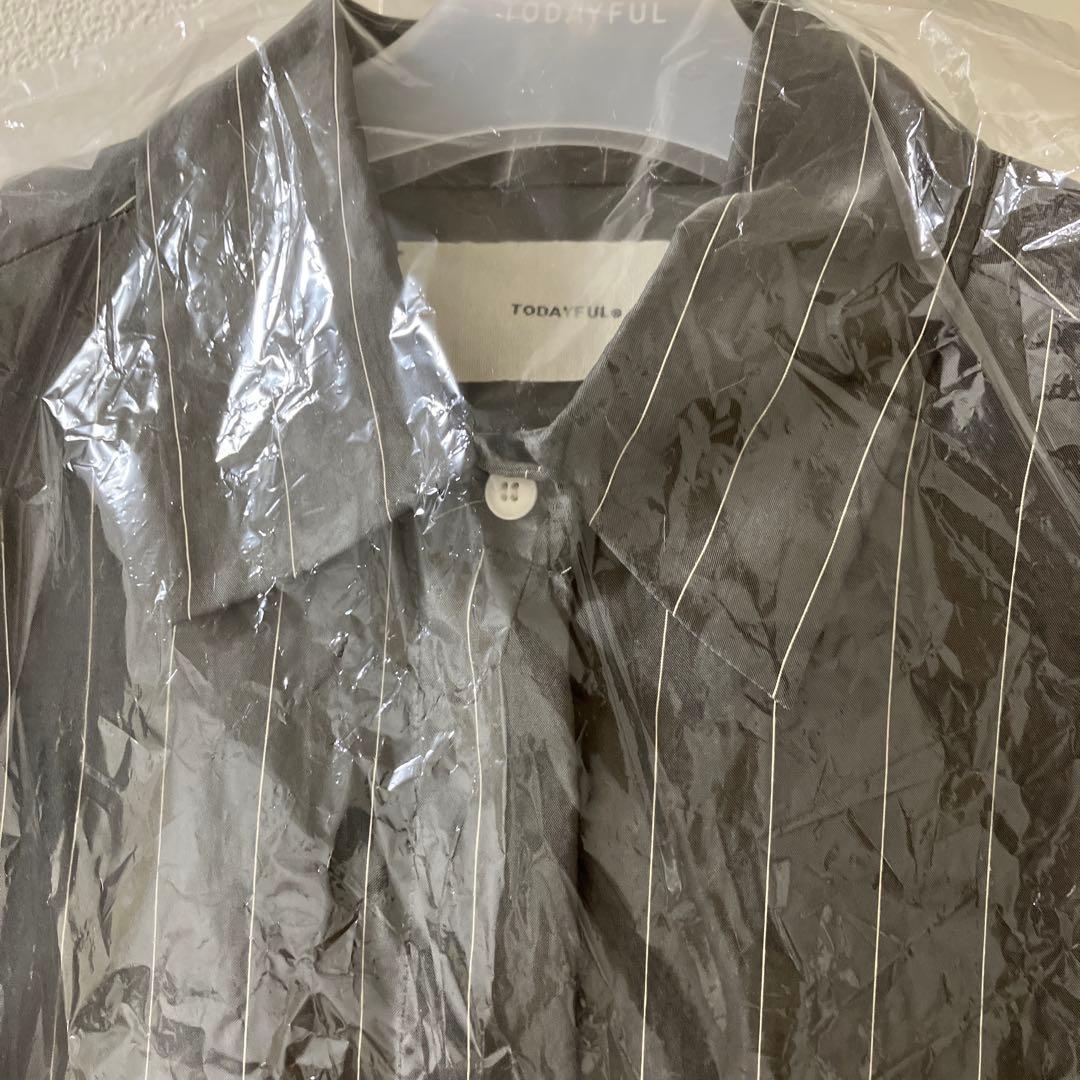 TODAYFUL Stripe Silky Shirts 未使用