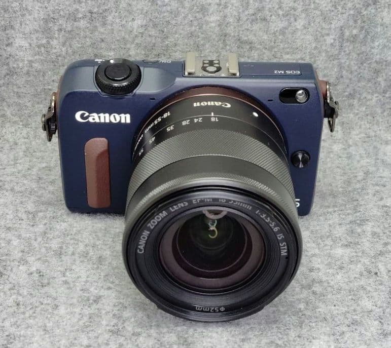 EOS M2 EF-M18-55レンズキット ベイブルー 希少