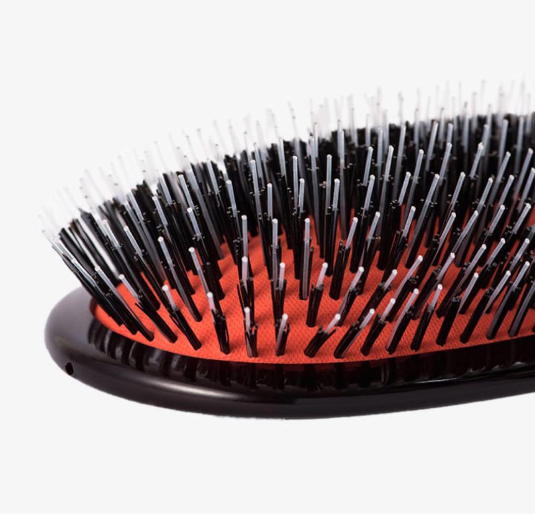 Mason Pearson ヘアブラシ/ジュニアブラシ/ブラック・レッド