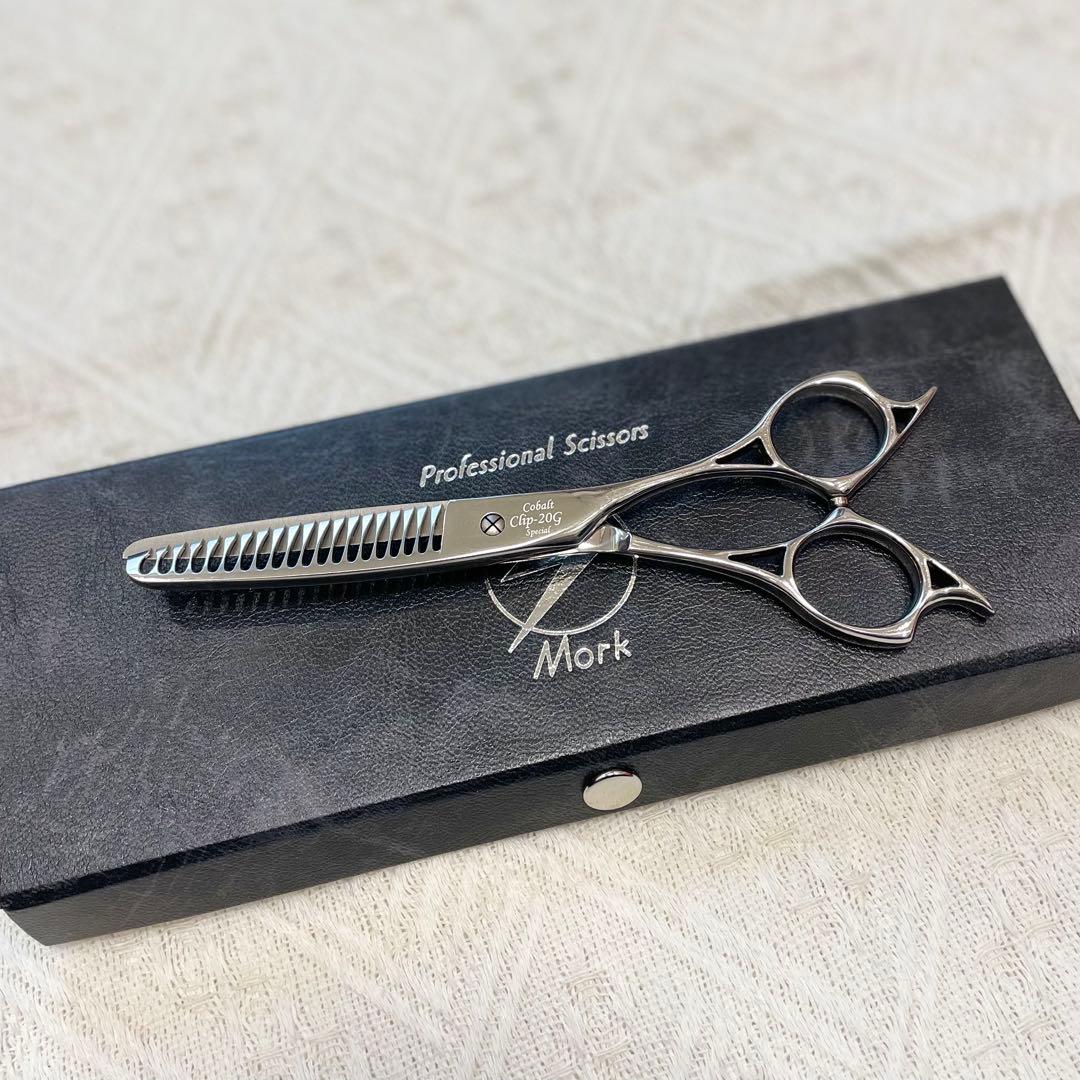 【 美品 】 モルク セニング 20G 40% シザー コバルト 美容 理容