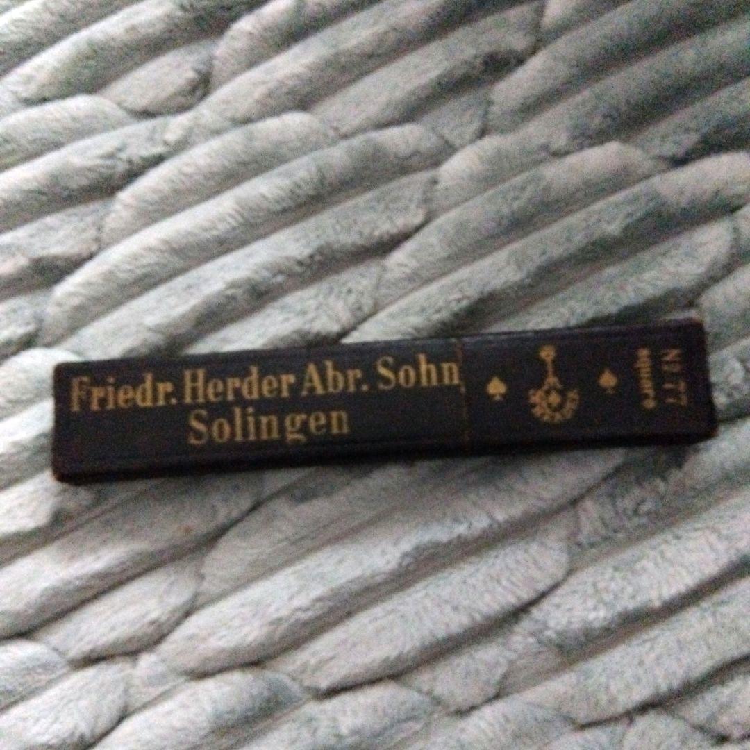 Friender.Herder Abr.Sohn Solingen　シェーバー
