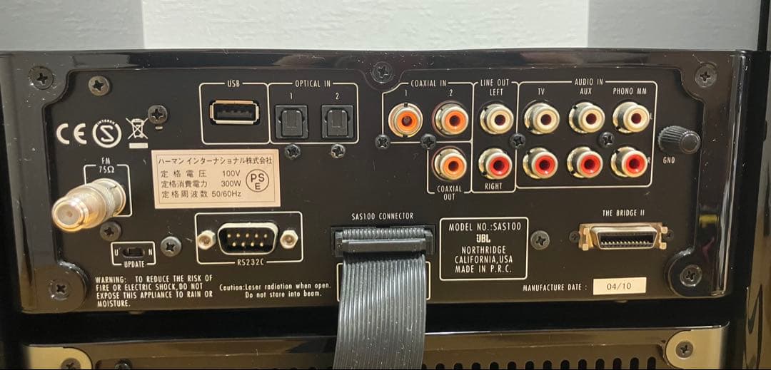 【JBL】システムコンポ SAS100/SAS100SP ジャンク品