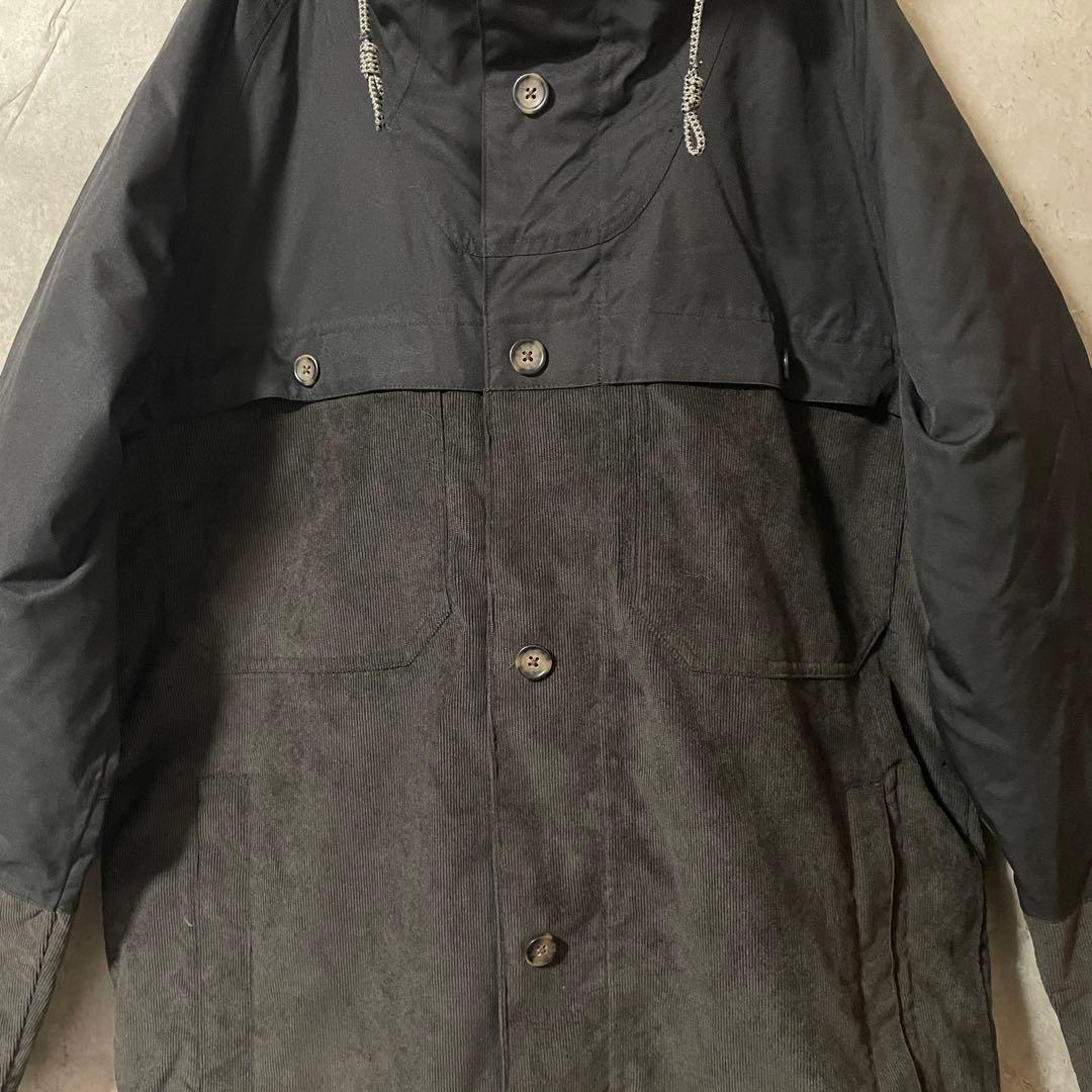 Burtonバートンスキーウェアスノーボードジャケット黒ブラックコーデュロイ