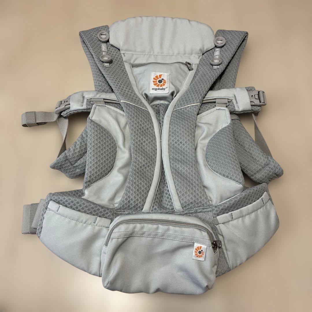 エルゴの抱っこひも　オムニブリーズ　パールグレー メッシュ ergo抱っこ紐