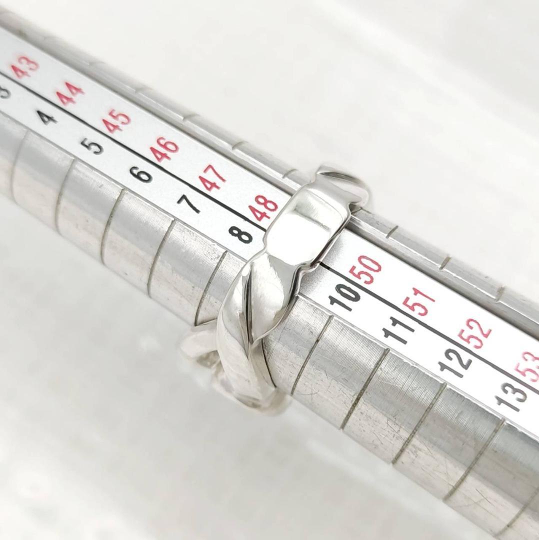 【極美品】■ティファニー　リング9号　ダブルラビングハート　TIFFANY　指輪