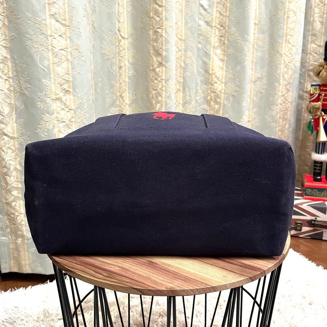 ✨美品✨RALPH LAUREN ラルフローレン トートバッグ キャンバス 刺繍