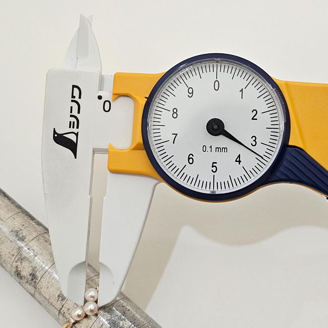 1984 タサキパールダイヤリングK18YGイエローゴールド14.5号3.4mm