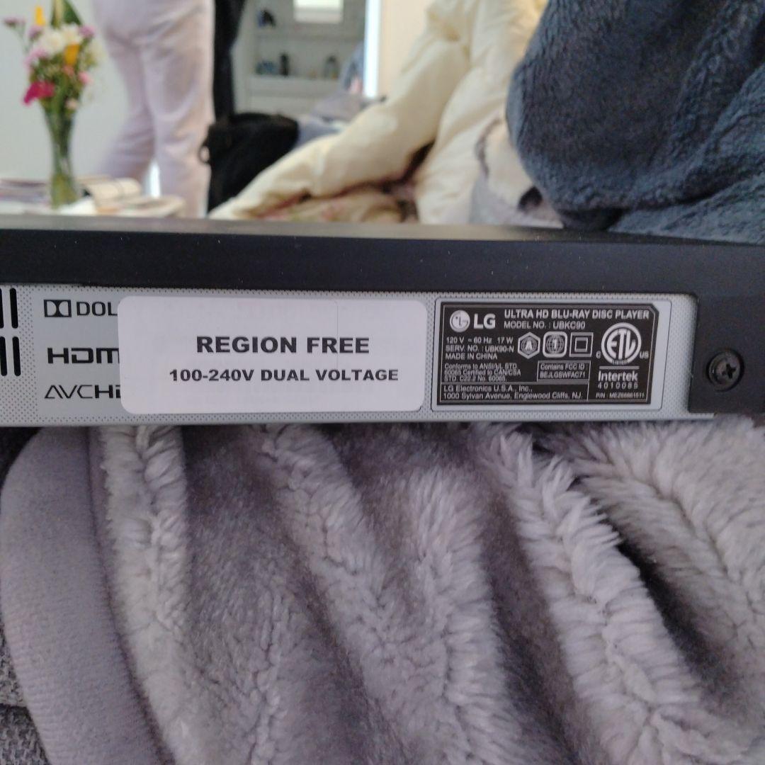 Rion様限定 LG 4k UHDリージョンフリー ブルーレイプレイヤ