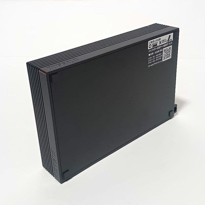 BUFFALO 外付けHDD 8TB HD-AD8U3 作動確認済み 美品