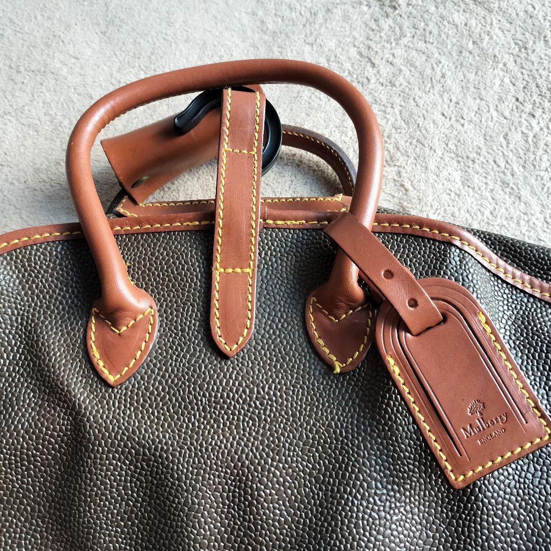 Mulberry マルベリー ガーメント スーツケース シボ革