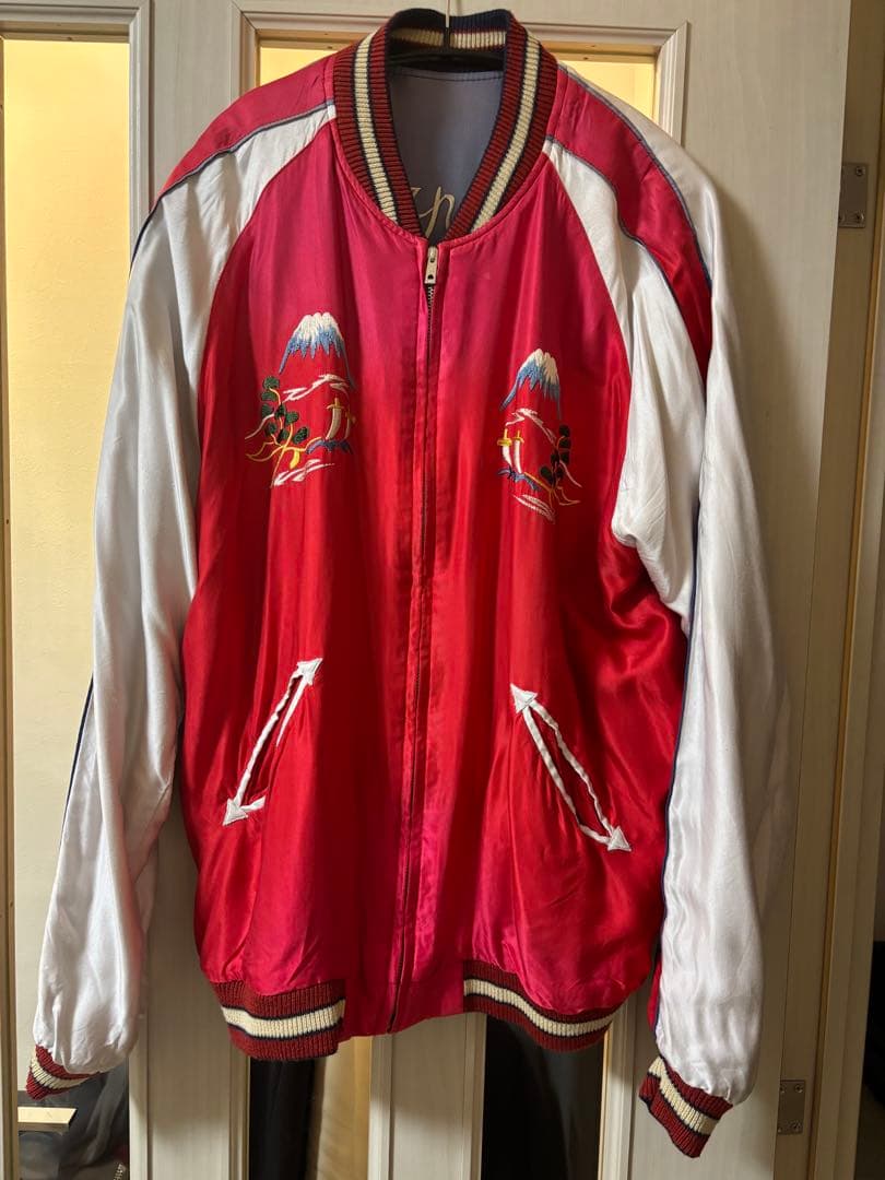 桃*白様 テーラー東洋　スーベニアジャケット　スカジャン　エイジング　TT143