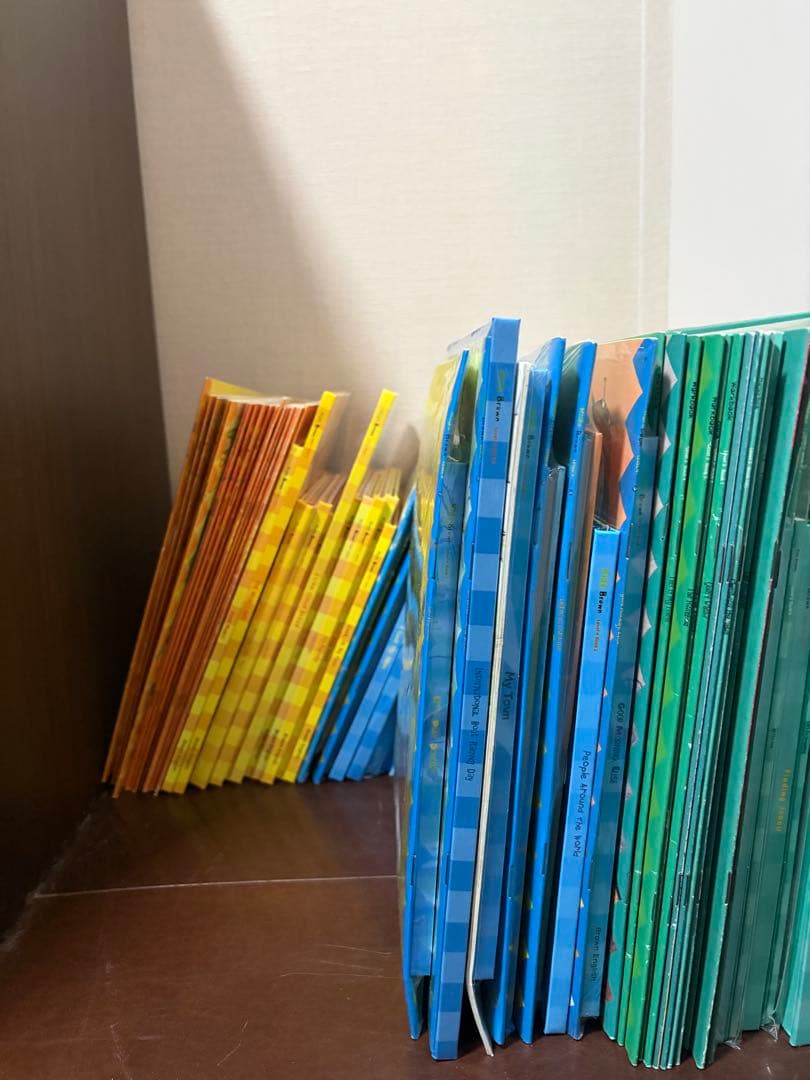 【新品多数】キッズブラウン 英語教材 テキスト48冊セット CD フルセット