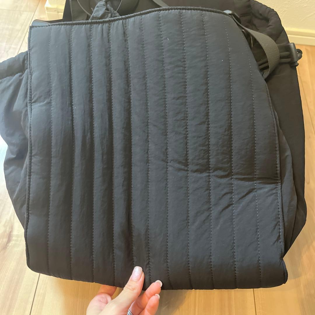 ソルプレーサ　マザーズバック　ブラックMサイズ