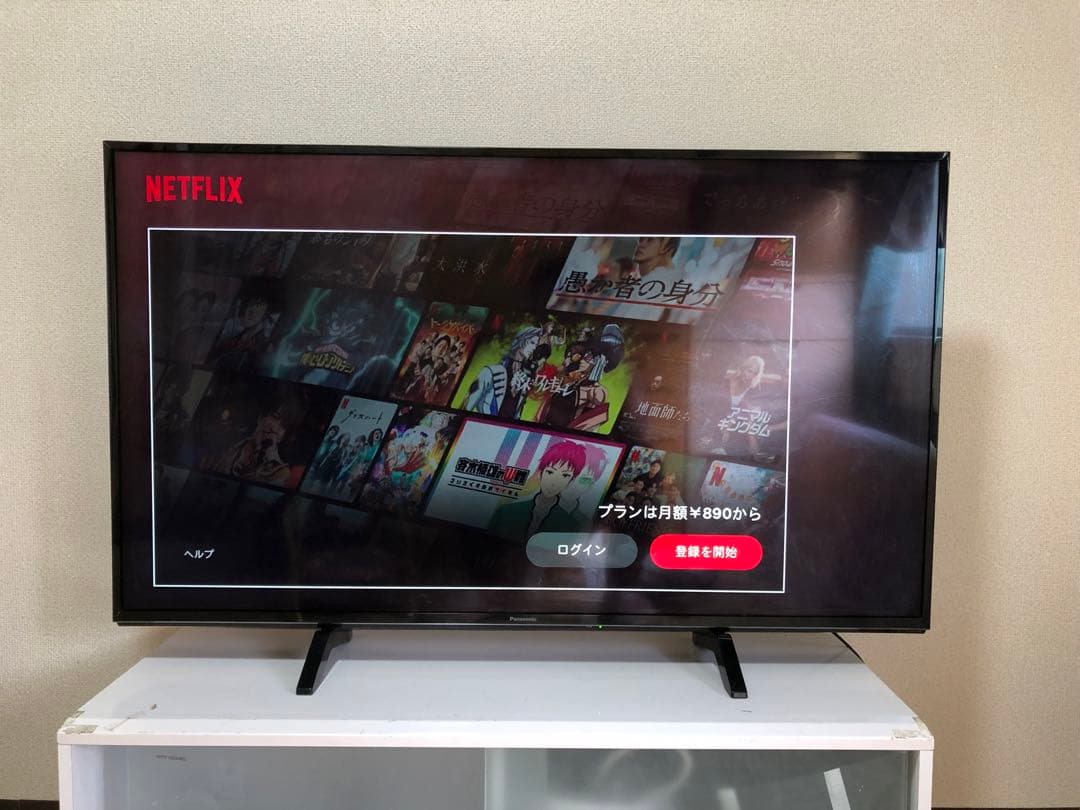 パナソニック 49V型 4K 液晶テレビ スマートビエラ TH-49FX600