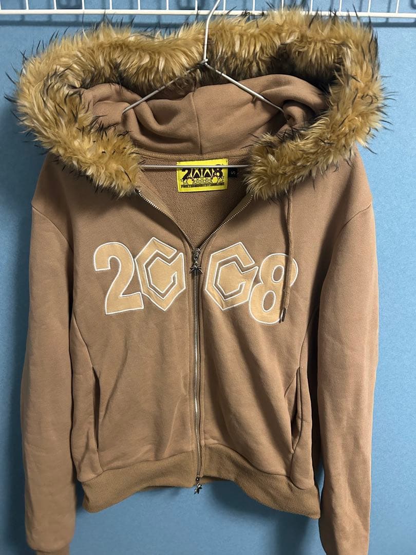 【正規品】メルカリ最安値‼️fuckthisindustry ファーパーカー