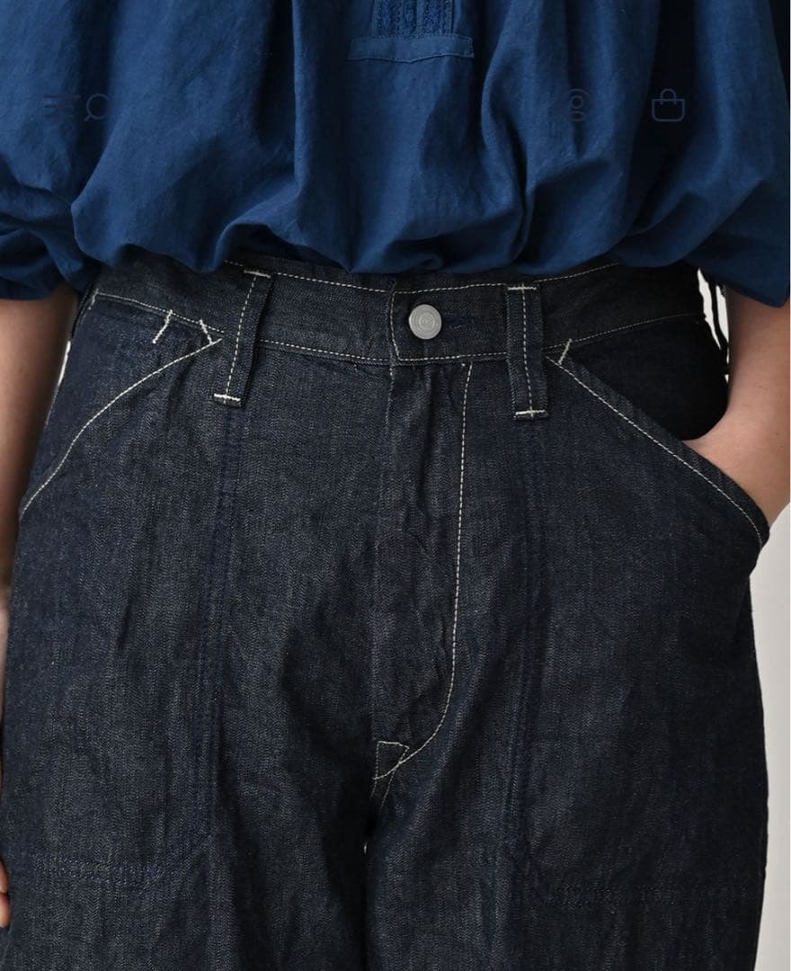 麦比古デニムの908ペインターパンツ（濃）　　未使用品