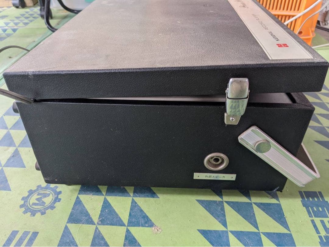 ナショナル　ポータブルレコードプレーヤー 動作確認済み