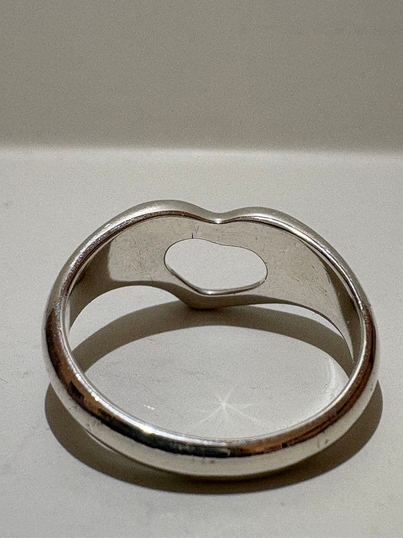 ティファニーエルサ・ペレッティ オープンハート サイズ棒:約9~9.5号