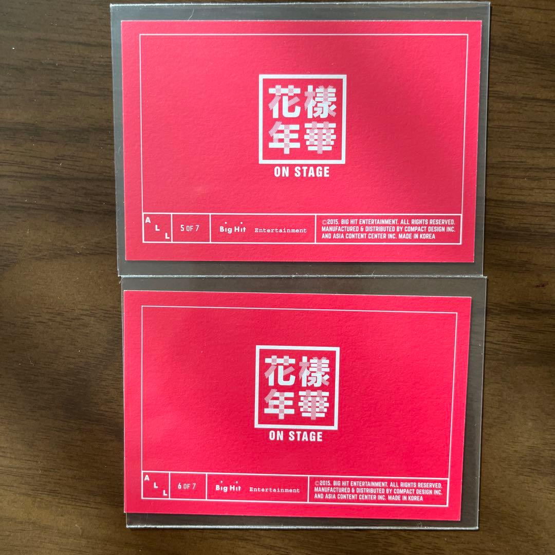 BTS 花様年華　オンステージ　オンステ　ミニフォト　オール　コンプ
