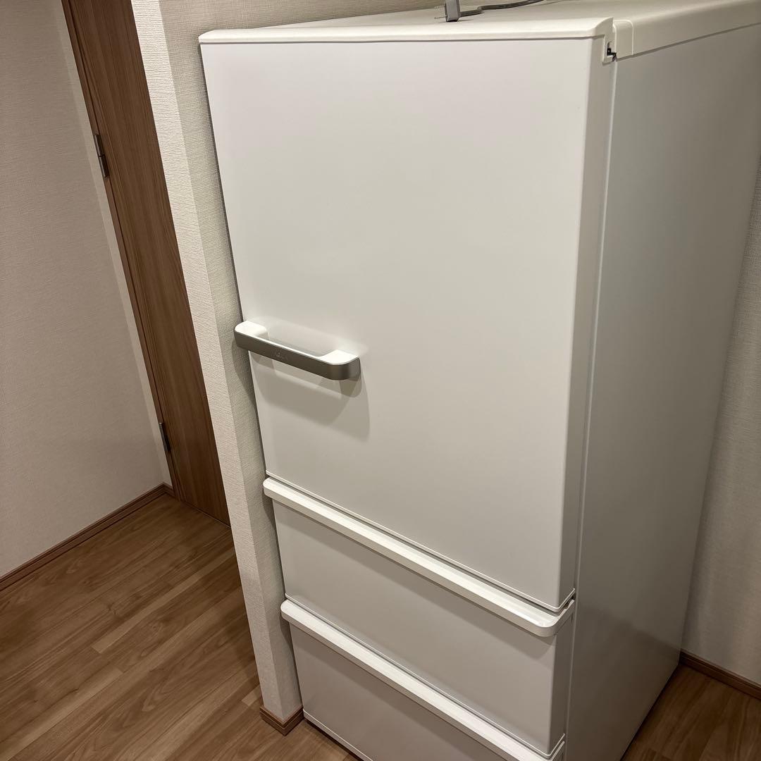 【新品】AQUA 右開き　272L 3ドア冷蔵庫　ミルク　2024年製