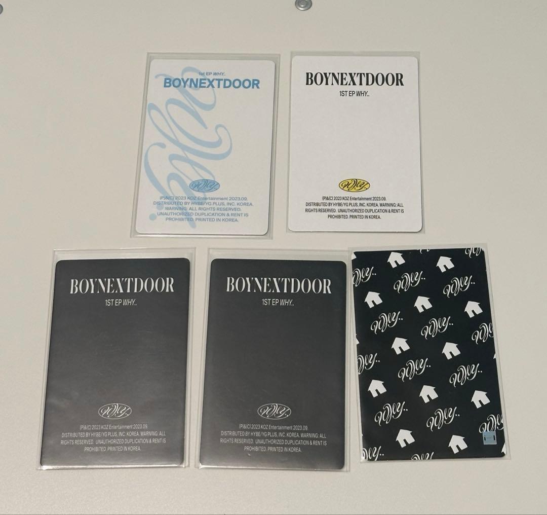 boynextdoor テサン who Why トレカセット 特典 封入