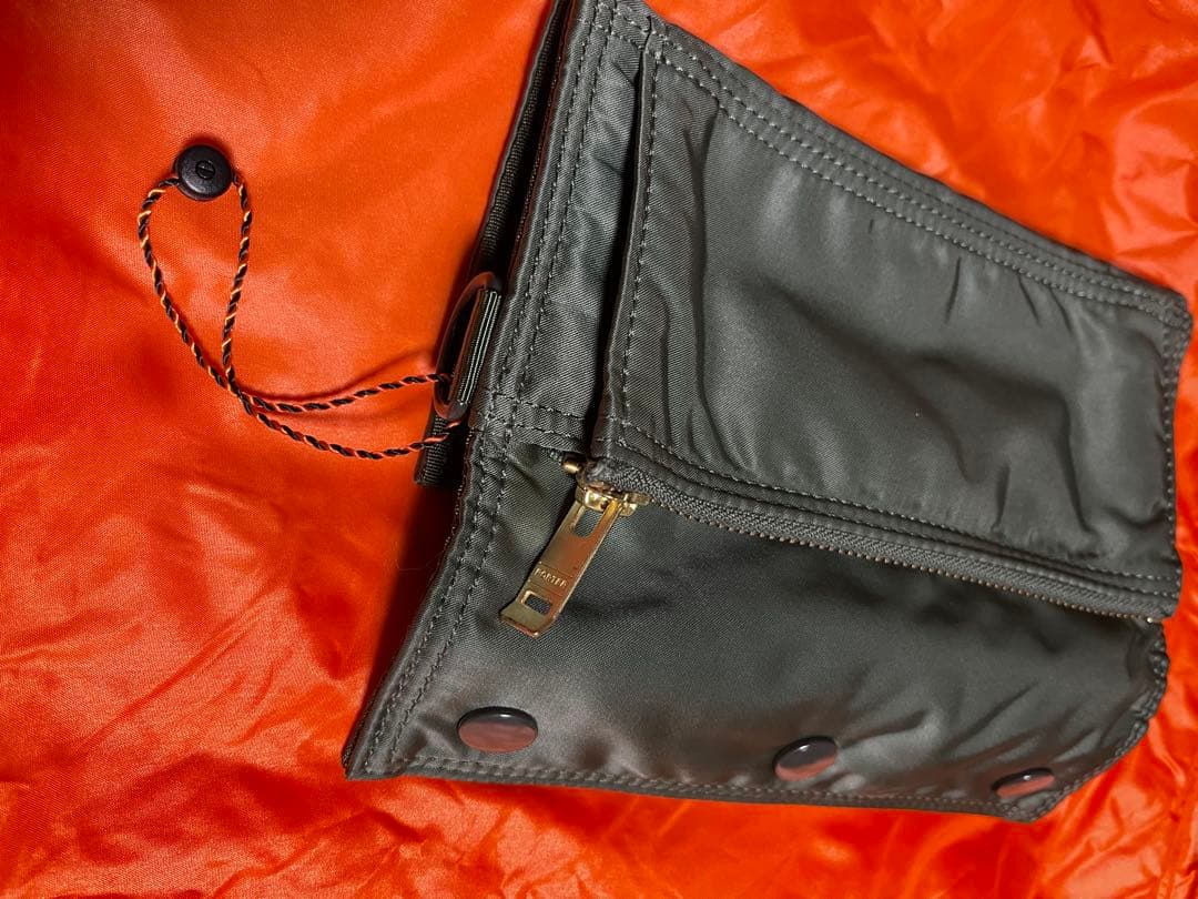 PORTER TANKER 長財布 オリーブグリーン 収納袋付き