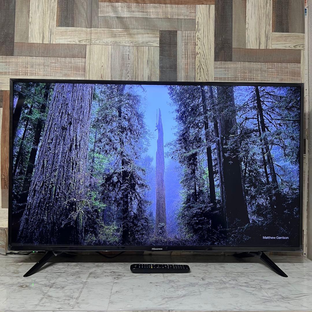 即日受渡❣️全国送料込ハイセンスHisense4k50V型外付HDD裏録画対応