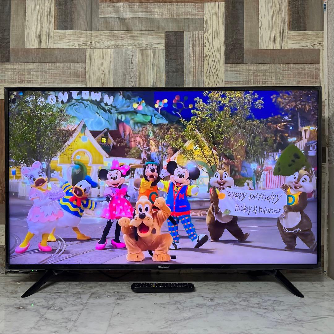 即日受渡❣️全国送料込ハイセンスHisense4k50V型外付HDD裏録画対応