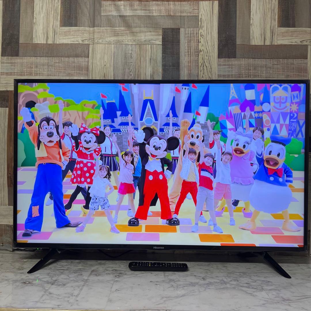 即日受渡❣️全国送料込ハイセンスHisense4k50V型外付HDD裏録画対応