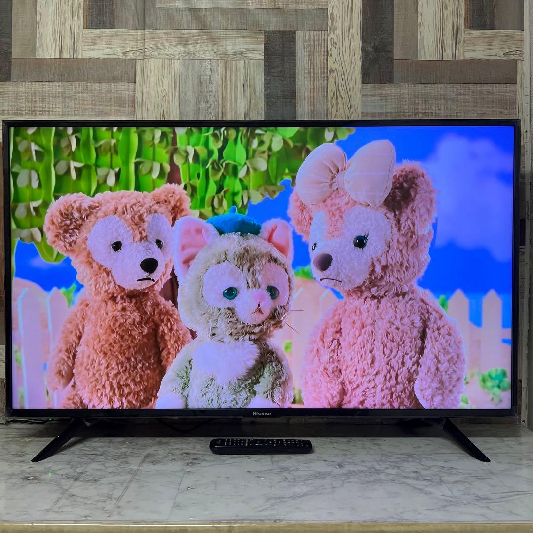 即日受渡❣️全国送料込ハイセンスHisense4k50V型外付HDD裏録画対応