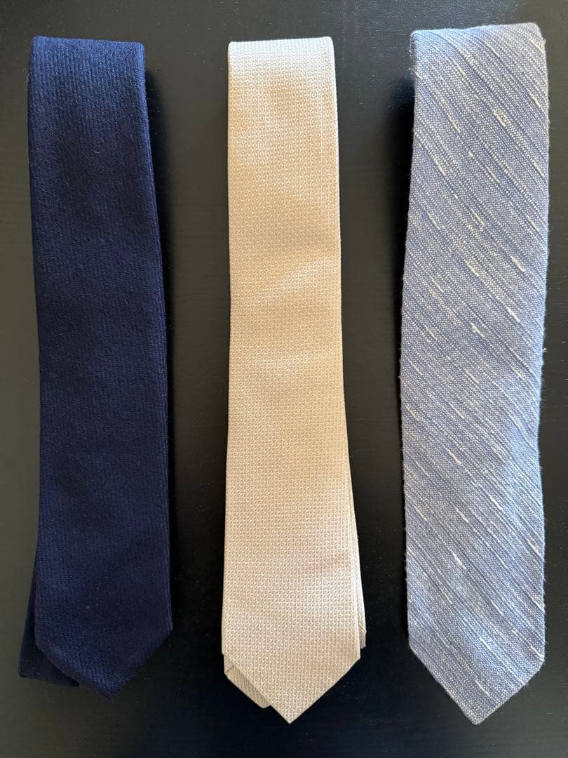 【新品/未使用】海外ブランド ネクタイ三点セット
