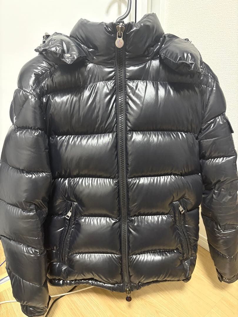 黒 ダウンジャケット Mサイズ フード付き