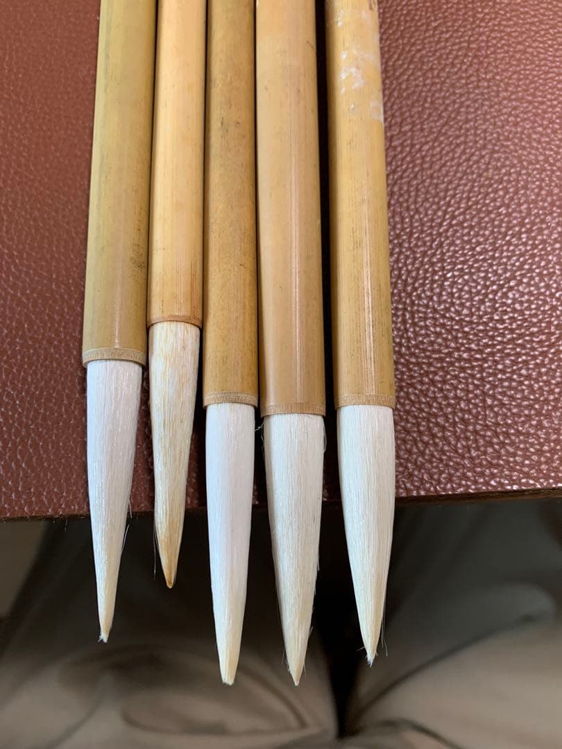 半紙書き用唐筆5本