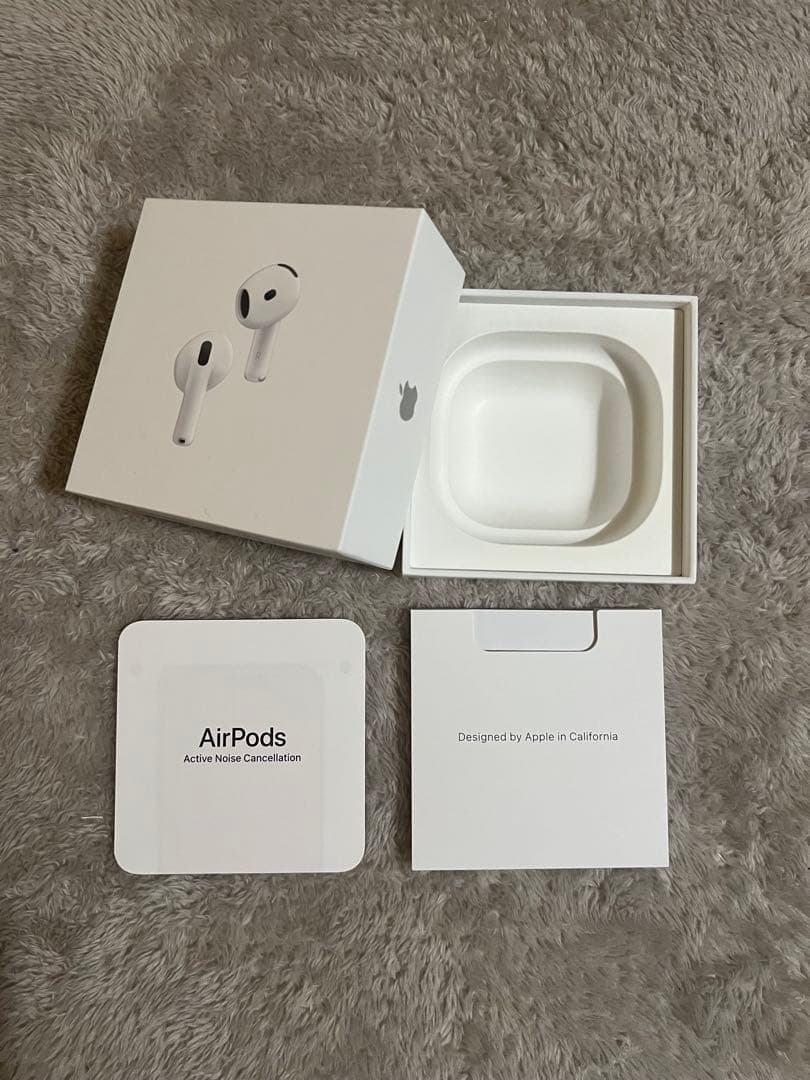 アクティブノイズキャンセリング搭載　AirPods4