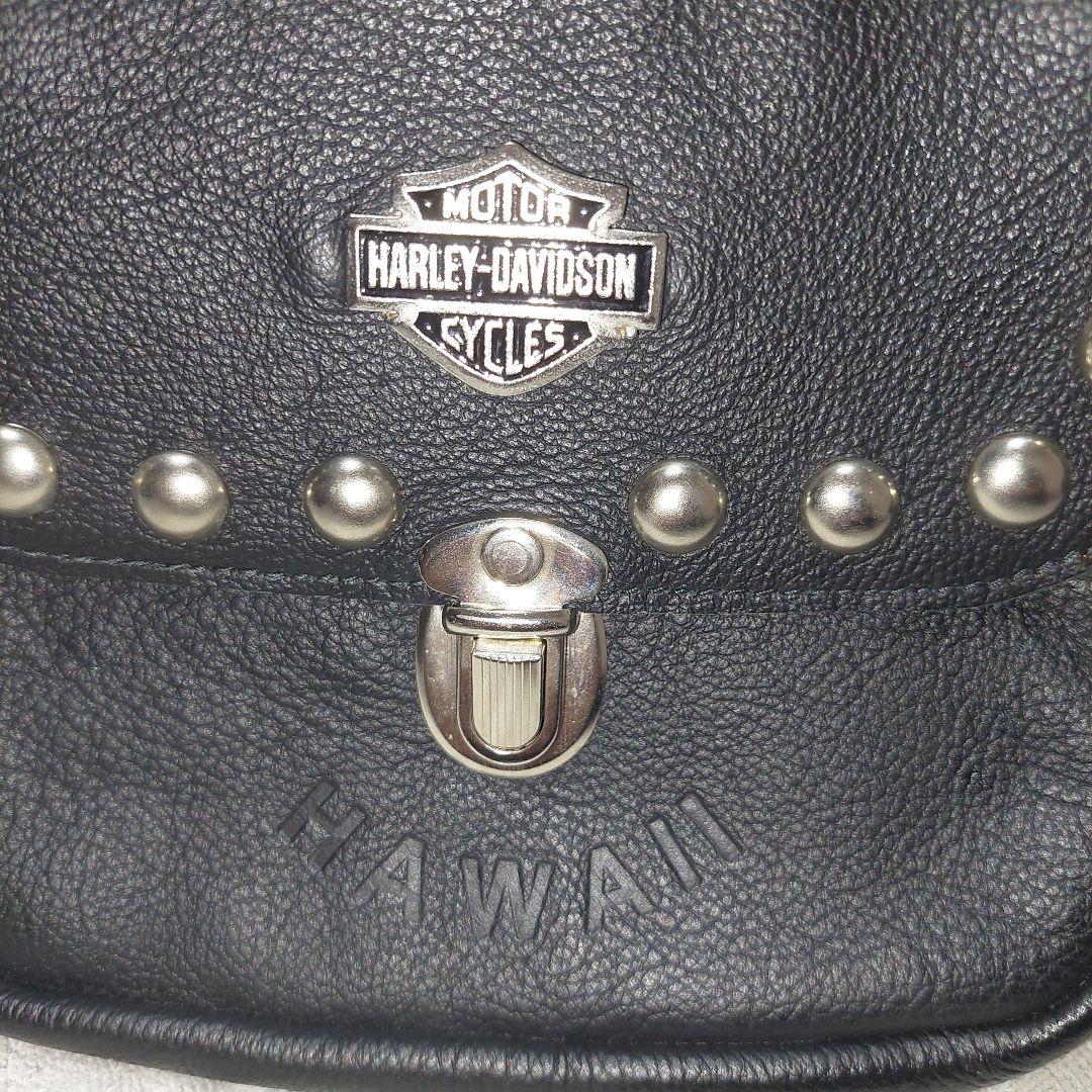 ハーレーダビッドソン レザーバッグ ウエストポーチ ヒップバッグアイテム y2k