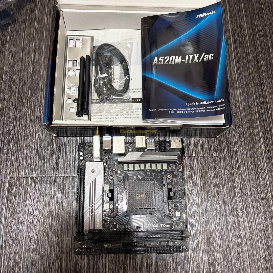 ASRock A520M-ITX/ac マザーボード
