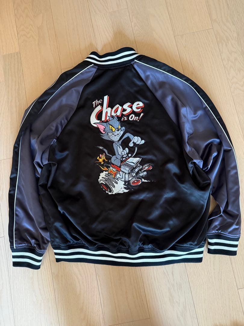 美品niko and...ワーナーブラザーズコラボ貴重スカジャン